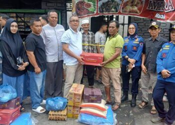 Pemko Payakumbuh Salurkan Bantuan untuk Korban Kebakaran Tiga Ruko di Balai Panjang