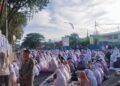 Ribuan Orang Padati Halaman Kantor Gubernur Sumbar untuk Salat Idul Adha