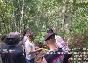 Seorang Pria Ditemukan Tewas Tergantung di Hutan Biologi Unand
