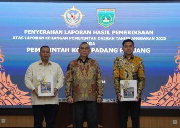 Pemko Padang Panjang Raih Opini Wajar Tanpa Pengecualian dari BPK atas LKPD 2025