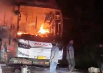 Kronologi Bus Palala Rute Jakarta–Padang Angkut 23 Penumpang Terbakar di Sumatera Selatan