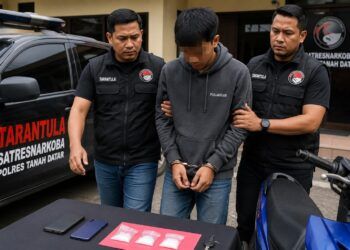 Polisi Tangkap Mahasiswa di Tanah Datar, Tiga Paket Diduga Sabu Disita