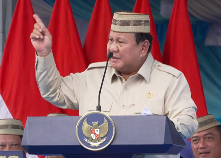 Prabowo berbicara di Gorontalo, 24 Juni 2026.(YouTube Sekretariat Presiden)