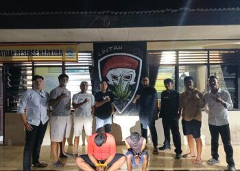 Dua Pria Diduga Kurir Sabu Diciduk Polisi di Sawahlunto