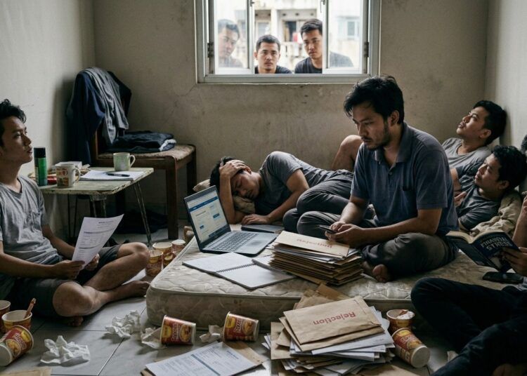 Ilustrasi Pencari kerja. Foto AI