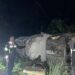 Sebuah Truk Rebah Kuda di Solok, Diduga Rem Tidak Berfungsi