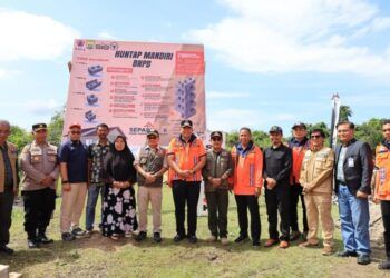 Rumah Contoh Huntap untuk Korban Bencana di Pariaman Mulai Dibangun