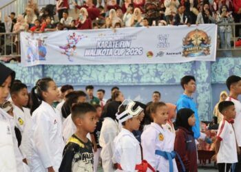 Wawako Pariaman Buka Kejuaraan Karate Fun Walikota Cup 2026, Soroti Dampak Positif bagi Remaja