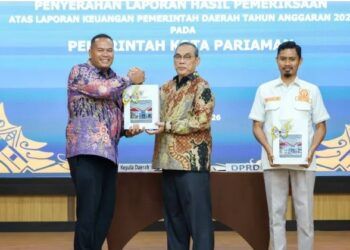 Pemko Pariaman Raih Opini Wajar Tanpa Pengecualian dari BPK atas LKPD 2025