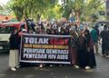 Pemuda, Aktivis, dan Santri Gelar Kampanye Tolak LGBT di Car Free Day Padang