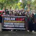 Pemuda, Aktivis, dan Santri Gelar Kampanye Tolak LGBT di Car Free Day Padang
