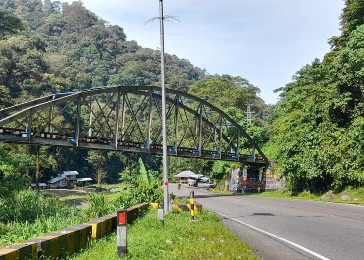 Jalur kereta api Lembah Anai yang diambil 31 Juli 2023 Foto: Lisa/Sumbarkita