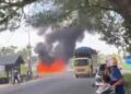 Mobil dan Mesin Pengaspalan di Dharmasraya Hangus Terbakar, Kerugian Capai Rp600 Juta
