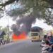 Mobil dan Mesin Pengaspalan di Dharmasraya Hangus Terbakar, Kerugian Capai Rp600 Juta