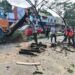 Diduga Sopir Mengantuk, Truk Tabrak Pohon di Jalan Lintas Padang-Solok