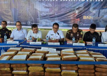 145 Kilogram Ganja Dimusnahkan di Agam, Empat Kurir Terancam Hukuman Mati