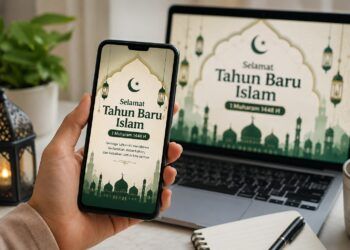 Selamat Tahun Baru Islam 2026, Berikut Link Twibbon Ucapan 1 Muharam 1448 H