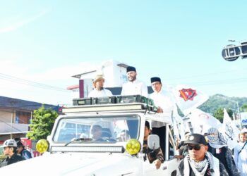 Ribuan Orang Ikuti Parade Tauhid Sambut Tahun Baru Islam 1448 Hijriah di Padang