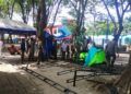 Satpol PP Bongkar Kedai dan Angkut Gerobak Pedagang di Kawasan GOR Haji Agus Salim Padang