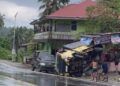 Hilang Kendali, Truk Tabrak Warung di Padang Pariaman
