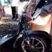 Avanza Tabrakan dengan Truk Boks di Solok, Bagian Depan Remuk Parah