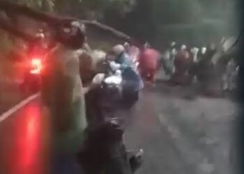 Pohon Tumbang, Jalan Lintas Payakumbuh–Bukittinggi Macet Parah