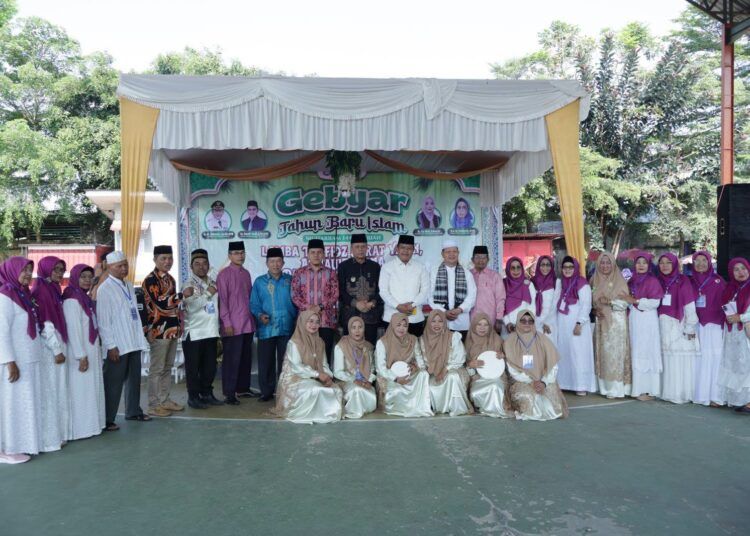 Wakil Wali Kota Elzadaswarman membuka lomba Tahfiz Surah Yasin, Asmaul Husna, dan Qasidah Rebana antarkelompok Yasin se-Kota Payakumbuh dalam rangka menyambut Tahun Baru Islam 1448 H, Sabtu (27/6/2026).