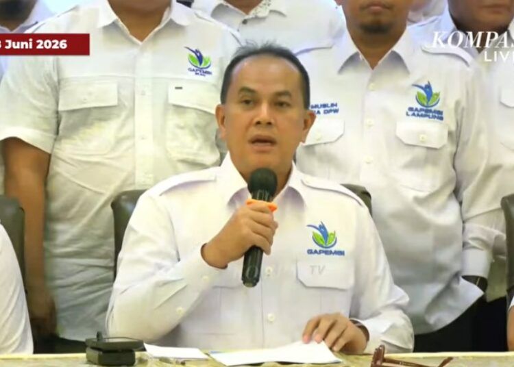 Konferensi pers Gabungan Pengusaha Makan Bergizi Indonesia (GAPEMBI), Kamis (18/6/2026). Foto: tangkapan layar Youtube.