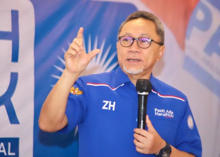 Ketua Umum Dewan Pimpinan Pusat (DPP) Partai Amanat Nasional (PAN), Zulkifli Hasan