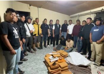 Penyelundupan 41 Paket Ganja Digagalkan di Bukittinggi, Dua Pria Ditangkap