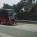 Video: Bus Palala Tujuan Padang Kecelakaan di Tol Lampung–Palembang