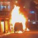 Sebuah Mobil Terbakar di Bukittinggi, Begini Kondisi Sopir