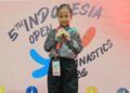 Alesha Alicia Novea, Atlet Gimnastik Cilik Payakumbuh Raih Emas di Ajang Nasional
