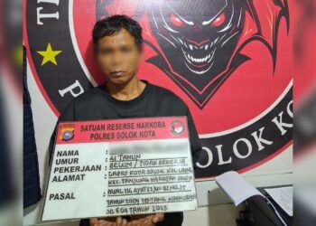 Tiga Kali Masuk Penjara karena Narkoba, Pria di Kota Solok Ditangkap Bawa Sabu-Sabu