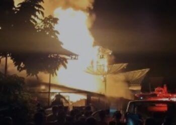 Api Mengamuk di Pasaman Barat, Empat Rumah Hangus Terbakar