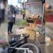 Pikap Muatan Ikan Tabrak Warung Lontong dan Motor di Padang Pariaman