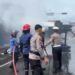 Mobil Boks Terlepas saat Digeser, Tabrak Mobil dan Dua Motor di Pariaman hingga Terbakar