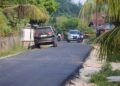 Pemkab Dharmasraya Genjot Pengaspalan Jalan di Pulau Punjung