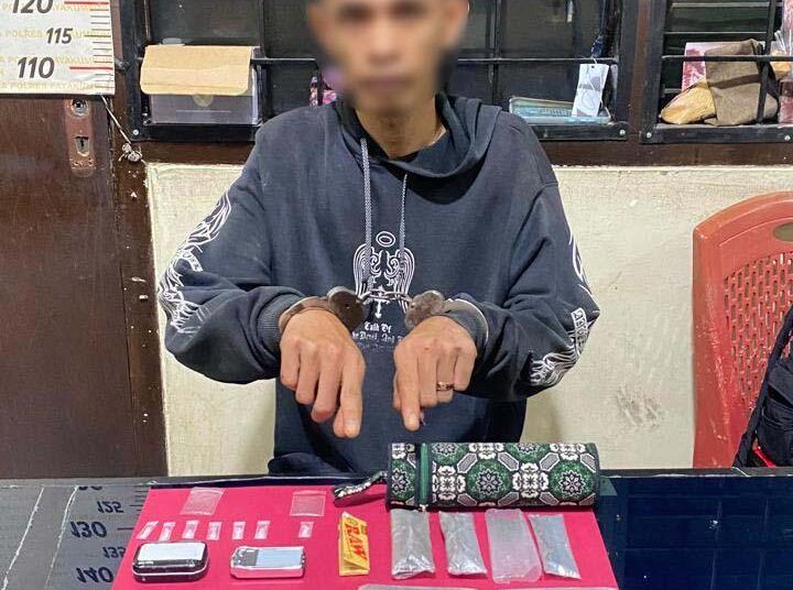 Foto: BW (28), warga Kelurahan Parit Muko Aie, ditangkap Satresnarkoba Polres Payakumbuh terkait peredaran narkoba.