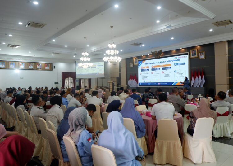 Foto: kegiatan Entry Meeting Opini Ombudsman RI: Penilaian Administrasi Layanan Publik 2026 yang digelar di Auditorium Gubernur Sumbar, Kamis (23/7).