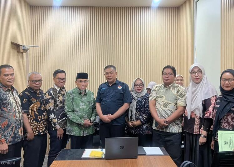 Wakil Wali Kota Padang Maigus Nasir bersama jajaran Pemko Padang melakukan koordinasi dengan Kementerian Sosial RI dan Kementerian ATR/BPN di Jakarta, Kamis (23/7/2026),
