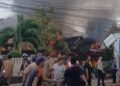 Video: Kebakaran Landa Bangunan di Depan Kantor Wali Kota Solok, Asap Hitam Membubung Tinggi