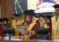 Rektor UIN Imam Bonjol Padang Sampaikan Kabar Bahagia dan Duka pada Wisuda Angkatan ke-96
