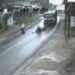 Terekam CCTV, Detik-Detik Pemotor Terpeleset di Jalan Basah hingga Terlindas Truk Fuso di Solok
