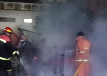 Kebakaran di Bukittinggi Hanguskan Gudang dan Kandang Ayam