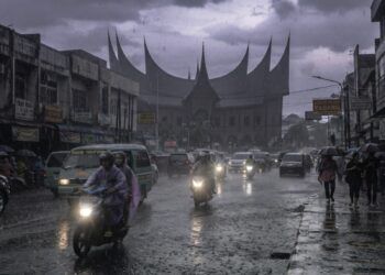 Hujan Berpotensi Guyur Sejumlah Daerah di Sumbar hingga 6 Agustus 2026, Ini Daftarnya