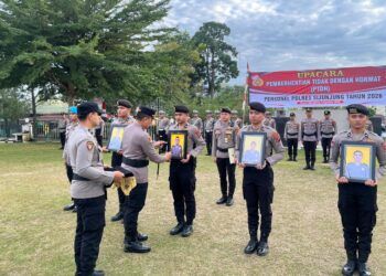 Tidak Masuk Kerja, Empat Polisi di Sijunjung Dipecat, Terpengaruh Judi Daring