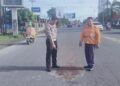 Motor Tabrak Palang Perlintasan Kereta Api di Padang, Pengendara Tewas