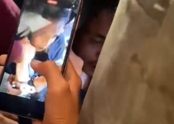 Viral Video Terduga Maling Motor Diamuk Massa di Padang Panjang