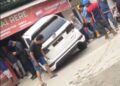 Minibus Tabrak Warung di Padang, Korban Dua Orang